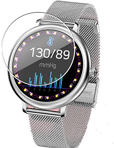 Vaxson 3 Stück 9H Panzerglasfolie, kompatibel mit NAIXUES LIEBIG CF80 1.08 Smartwatch Smart Watch, Panzerglas Schutzfolie Displayschutzfolie NEW VERSION