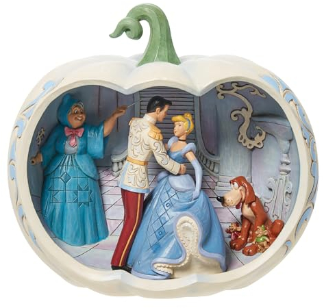 Disney Traditions Cinderella Movie Scene Figurine, 7 In H X 8 In W X 5.5 In D