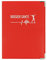 Porte Ordonnance RougeFabrication Française Etui Carte Vitale mutuelle Dossier santé Feuilles Maladies