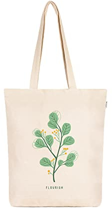 Eco Right Bolsas De Tela, Bolso Mujer Natural Con Estampados Estéticos, Unisex Adulto Tote Bag Tela De La Compra