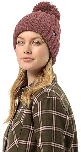 Jack Wolfskin Damen HIGHLOFT Knit W Beanie-Mütze, Afterglow, S