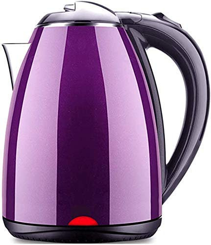FairUo Kettles, for Boiling Water–2L Capacity with Fast Boiling Led Indicator, 1500W with 360° Cordless Pirouette Base Finish Auto Shut off & Overheating Protection/Purple