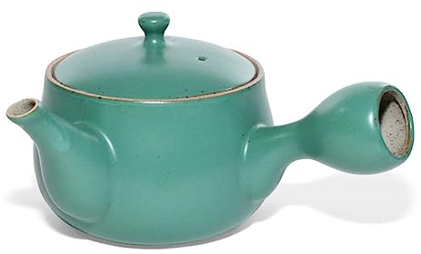 MAOCI Kyusu Teekanne smaragdgrün 600ml - Einhandkanne/Seitengriff-Teekanne