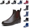 Hitmars Stivali Pioggia Donna Stivaletti Gomma Giardini Chelsea Bassi Lavoro Antiscivolo Ankle Boots Marrone 35 EU