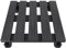 JOIEYOU Pflanzenroller, 2 Stücke Blumenroller 100kg Tragkraft, Blumentopf Untersetzer mit 360 rollen, witterungsbeständiges WPC-Rollbrett – Eckig 30x30 cm, Grau