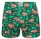 Dedoles Boxer Homme & Garçon sous-vêtements Caleçon Coton Beaucoup Designs Amusants, Couleur: Vert, désign: Hippopotame nageant (caleçons), Taille: L