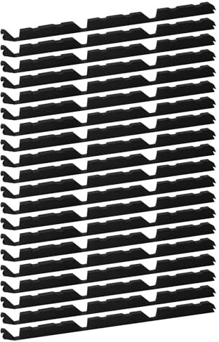SuperDi 12in Outside 20Pcs - 12 Classic Ribbed Profile Foam Closure Strip Fits for Metal Corrugated Roofing Panels Sheets - 3' Long Outside Roof Closure Strips (Closed-Cell Foams Material)