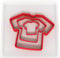 JUST CUTTERS Shirt Shape Cutters | Set of 3 Plastic Cutter for Baking, Fondant, Clay, Pastry, Icing, Jewellery (3/5/8CM), X1-D6-3