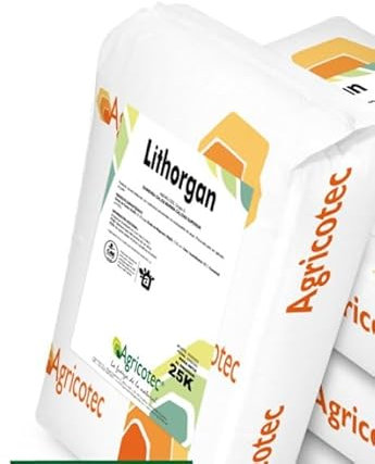 Lithorgan en pellets saco 25kg - Agricotec. Enmienda cálcica-magnésica con materia organica. Granulada pellet. Apto en agricultura ecológica.