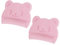 Generic 2 Pcs Baby Comb - Toddler Hair Brush and Cradle Cap Comb (Pink)