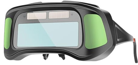 Schweißerbrille mit automatischer Verdunkelung,Schweißerbrille, UV-Schutz-Schweiß-Plasmaschneider-Brille, Schneidbrennerbrille, Schweißeraugenbrille, blendfreie Augenschutzbrille für WIG-Schleifplasma