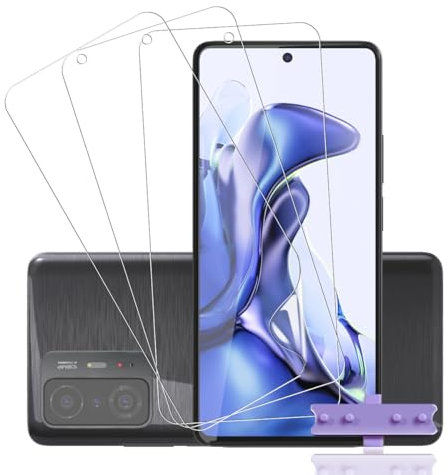 Rnnmeeko [3 Pack Protector de Pantalla para Xiaomi 11T 5G / Xiaomi 11T Pro 5G [No Cristal Templado] Hidrogel Flexible [Anti-arañazos],HD TPU Película Protectora para Xiaomi 11T 5G / Xiaomi 11T Pro