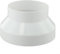 Connecteur réducteur en PVC, réduction de la ventilation de tuyau, ventilation de tuyau rond, raccord réducteur circulaire (200-150)
