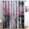 Schwarz Vorhänge Aquarellmalerei Paris Paar Eiffelturm Gardinen mit Ösen Vorhang Blickdicht Verdunklungsvorhänge Schiebevorhänge Schlafzimmer Wohnzimmer Deko Blackout Curtain 2er Set 214 x 91.5 cm