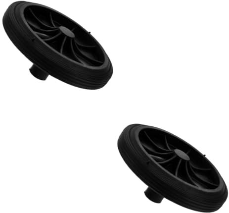BUGUUYO 2pcs Garbage Can Pulley Wheel Easy Installation Heavy Load Capacity Smooth Rolling