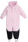KADVA Kinder Skianzug KIKO Jr in Rosa Größe 98 Ski Overall für Mädchen Wasserdicht Winddicht mit Reflektoren und Kapuze Fleecefutter