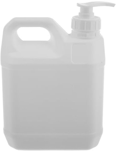 TOVINANNA 2L Gallon Jug, Empty Plastic Bottle with Pumps and Lids, Liquids Oil Container for Water Sauces Soaps Detergents