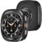 Amizee Metallo Cover Compatibile con Samsung Galaxy Watch Ultra (2025/2024) 47mm, Rigida PC Ultra Sottile Anti-Graffio Copertura Posteriore Custodia per Galaxy Watch 7/8 Ultra, Nero/Arancione