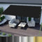Telo Copertura Pergolato 3 x 4 m Resistenza Allo Strappo Rete Telo Ombra Protezione Solare per Balcone per Esterno, Giardino e Terrazza, Piscina, Nero