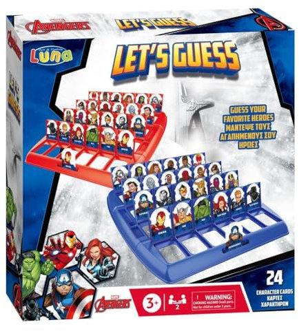 The Avengers Board Game | Marvel Guess Who Guardians of the Galaxy and Wakanda forces are included from Hulk, Iron Man, Black Widow, Black Panther, Rocket | Great Gift for Ages 3+