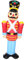 YARNOW decorazione gonfiabile della sentinella Schiaccianoci di Natale gigante Decorazioni natalizie scena Schiaccianoci gonfiabile da esterno schiaccianoci all'aperto pvc