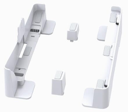 Jesustree Support horizontal pour PS5 Slim/PS5 Pro, support de base couché, accessoires PS5, support horizontal avec vis, pied stable antidérapant, compatible avec console PS5 Slim Digital/UHD