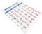 Dilwe Mandoline Chord Chart Reined Paper avec Manche Notes Cordeaux Essentiels pour L'apprentissage des Débutants Mandoline