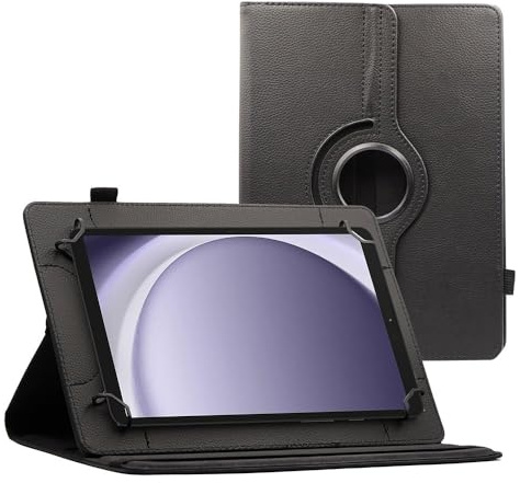 Schutzhülle kompatibel mit Nubia Red Magic Gaming Pad Pro, 360 ° drehbar, Schutzhülle drehbar – Schwarz
