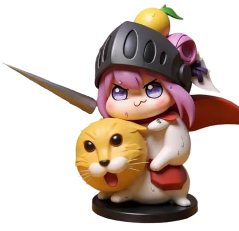 RZAHUAHU NIKKE Goddess of Victory Doro Mini Figure Anime Spiel Don Quijote Charakter Desktop Ornamente Geschenk Dorothy Figurine PVC
