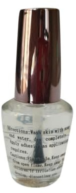 HOMOCONO Pegamento Adhesivo para Pelucas de Encaje, Transparente y Seguro, Botella de Plástico de 15ml para Unión Invisible y Rápida Fijación en Epidermis y Cuero Cabelludo