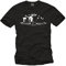 Fight Club T-Shirt für Herren Shirt Farbe schwarz Logo weiß ÜBERMUT Chaos SEIFE Größe XXL