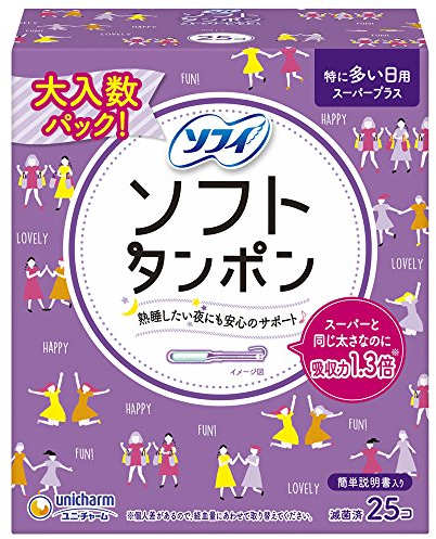 Sophie soft tampons super plus 25 co-input by Unicharm