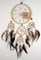 GURU SHOP Traumfänger mit Halbedelsteinen - Beige, Durchmesser: 17 cm, Traumfänger, Mobiles