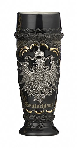 King Chope de bière allemande noir Deutschland étain aigle tasse de bière de blé 0,5 litres KI 155-SZA 0,5L Deutschland
