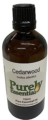 Cedarwood Essential Oil 100ml Pure and Natural, Purely Essential