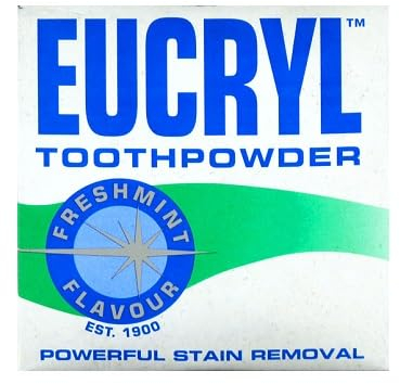 12 x Eucryl Toothpowder Freshmint Flavour 50g