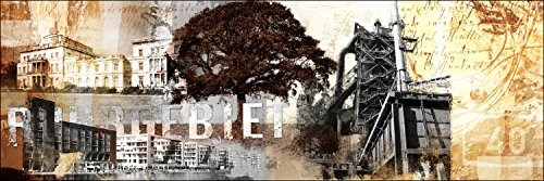 Pro-Art g1270s Wandbild Giclée 'Ruhrgebiet' 90 x 30 cm