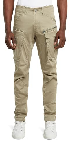 Rovic Zip 3D Straight Tapered Fit Cargo Pants, Dune, 28W x 32L