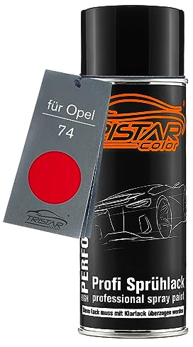 TRISTARcolor Autolack Spraydose für Opel 74 Rosso Corsa/Vermelho Carena | Basislack, Sprühdose 400ml