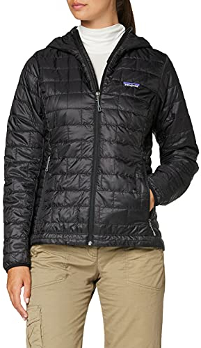 Patagonia Damen Nano Puff Hoody, Schwarz, S EU