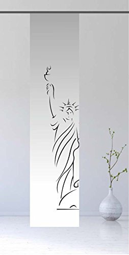 gardinen-for-life Flächenvorhang New York Silver - Schiebevorhang, Gr.60x260 cm