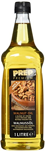 PREP PREMIUM Walnussöl 1 x 1000 ml PET Mischung aus nativen kaltgepressten raffinierten Walnussöl sehr geschmacksintensiv zum Marinieren von Fleisch Fisch Geflügel