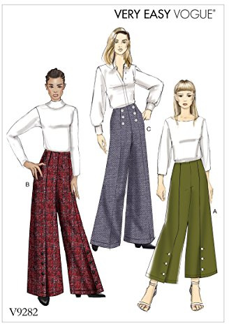 Vogue Patterns Misses Pants, Tissue, Multi-Colour, 15 x 0.5 x 22 cm, V9282OSZ