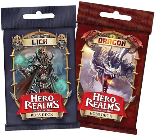 Wise Wizard Games, Hero Realms Bundle: Lich and Dragon Boss Decks