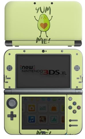 DeinDesign Skin kompatibel mit Nintendo New 3DS XL Folie Sticker Avocado grün Essen