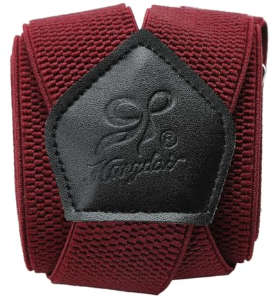 KANGDAI Herren Hosenträger 4 Clips Heavy Duty Men Braces Durable Elastic Verstellbare Hosenträger Starke Metall Clips