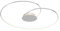 Lindby LED Deckenleuchte Joline (Modern) in Chrom aus Metall, Lampe Deckenlampe Wohnzimmerleuchte