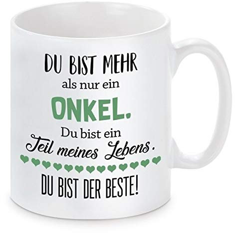 Herzbotschaft Tasse mit Motiv - Du bist mehr als nur...