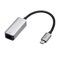 Amazon Basics Adaptateur Aluminium USB 3.1 Type-C vers Gigabit Ethernet RJ45, Gris 5,23 cm x 2,06 cm x 1,5 cm