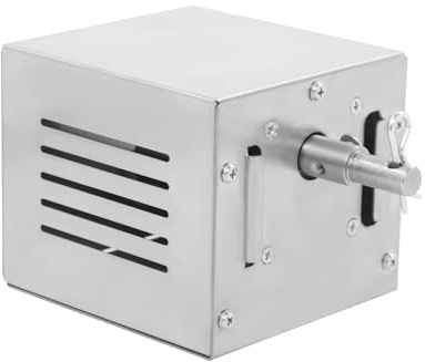 Wangkangyi 60KG Edelstahl BBQ Grill Roaster Elektromotor, 25W Grillmotor für Grillspieß Ziege Schwein Huhn BBQ Spieß Rotisserie Roaster Grill Zubehör